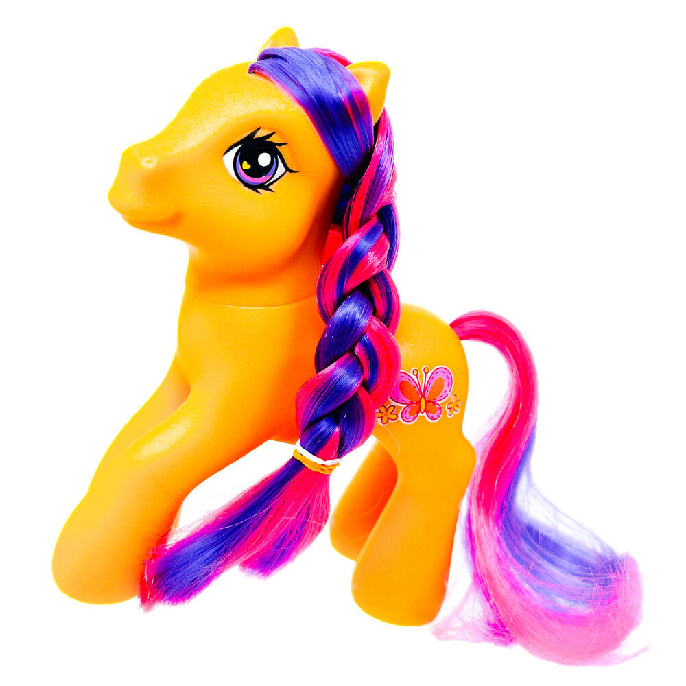 My Little Pony 2007 G3 Scootaloo Dress Up Brushable Orange Horse Figure‎ Hasbro